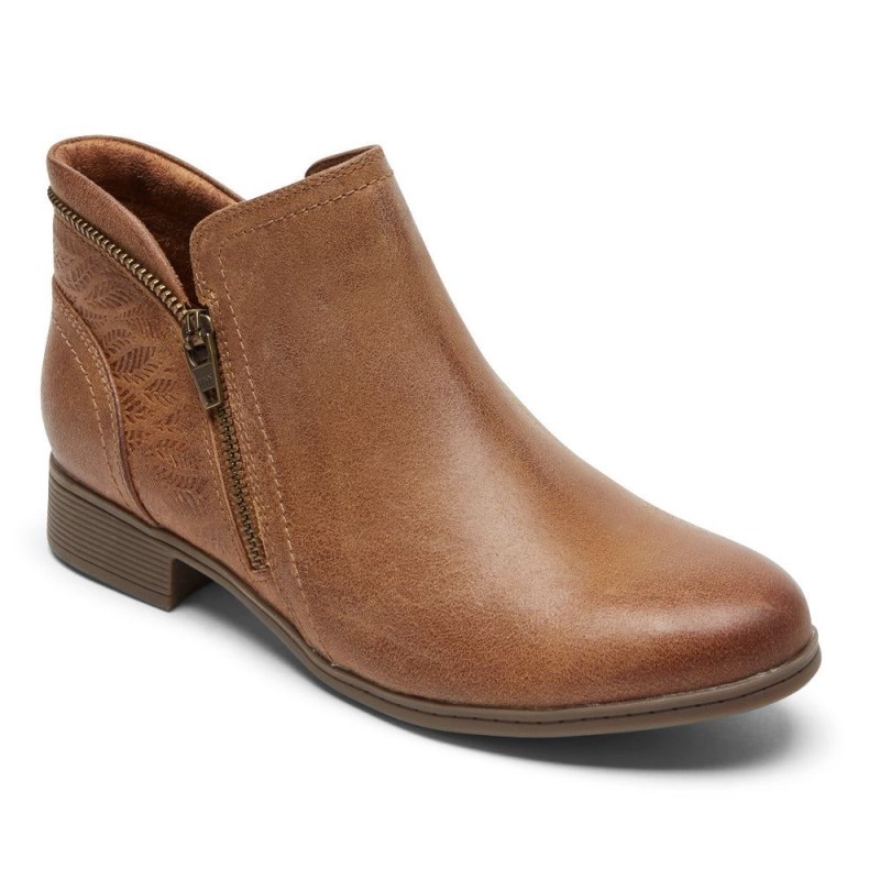 Rockport Crosbie Women Booties Brown Singapore | EP5-09490