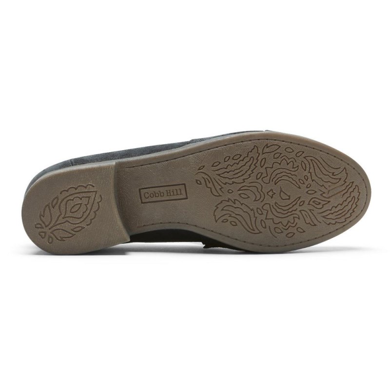 Rockport Crosbie Women Slip Ons Black Singapore | OH7-51155