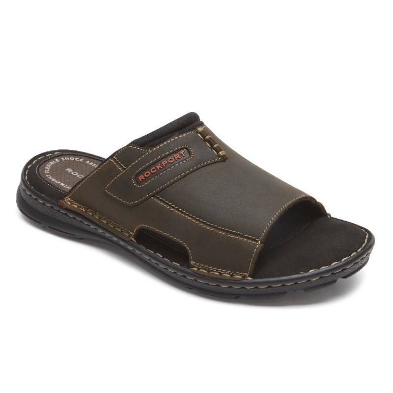 Rockport Darwyn 2 Men Slides Brown Singapore | PX3-15511