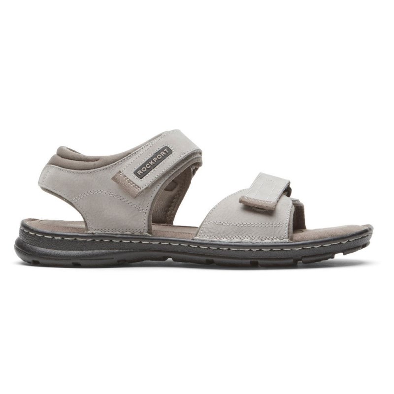 Rockport Darwyn Quarter-Strap Men Sandals Grey Singapore | TG3-29832