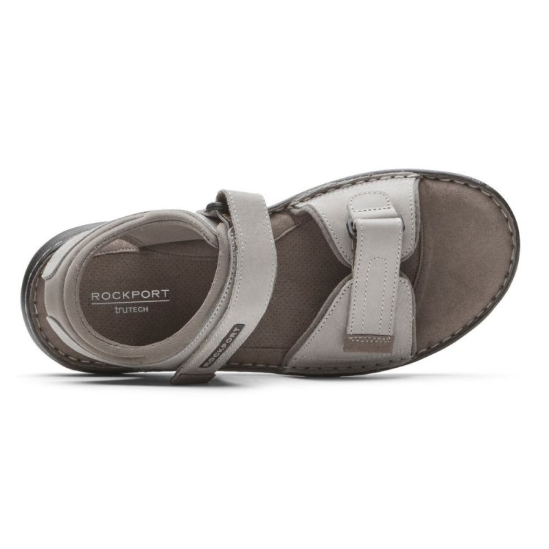 Rockport Darwyn Quarter-Strap Men Sandals Grey Singapore | TG3-29832