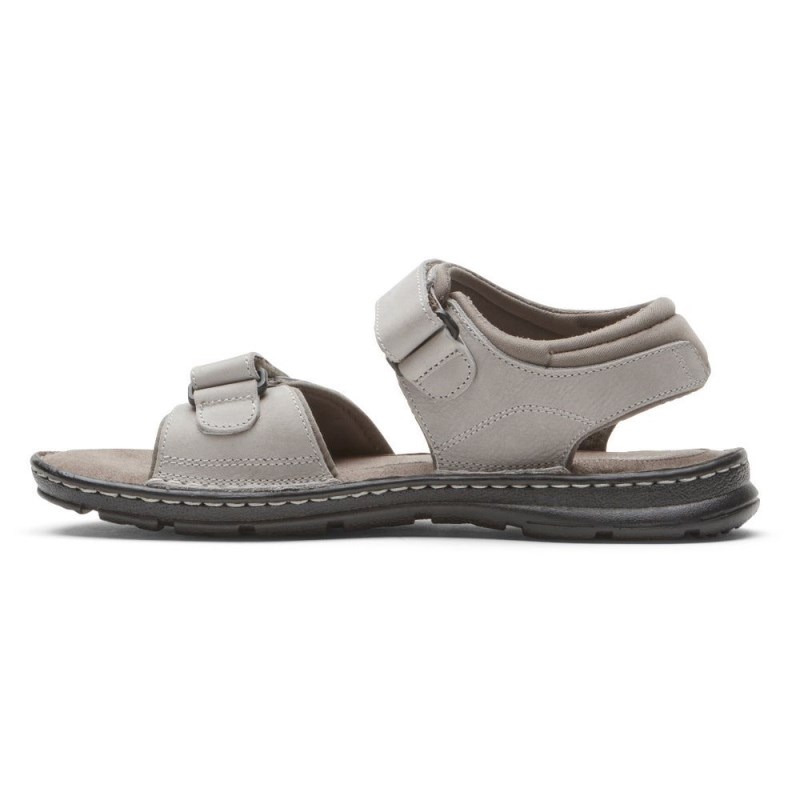 Rockport Darwyn Quarter-Strap Men Sandals Grey Singapore | TG3-29832