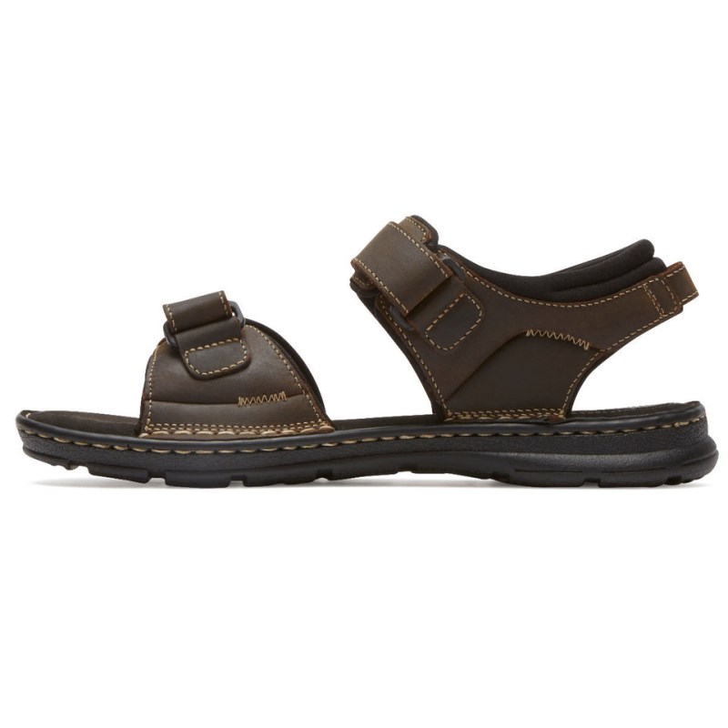 Rockport Darwyn Quarter-Strap Men Sandals Brown Singapore | IT5-31483