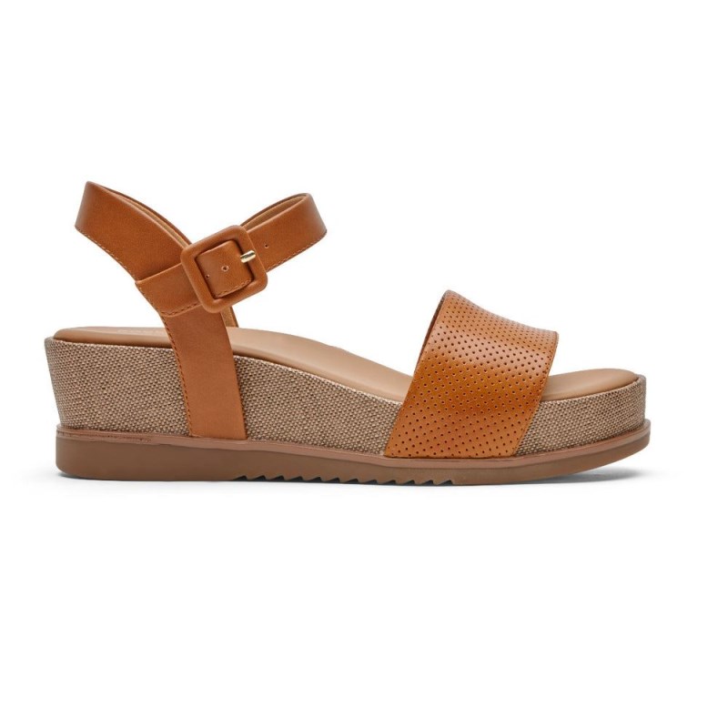 Rockport Delanie Women Sandals Brown Singapore | DE5-87538