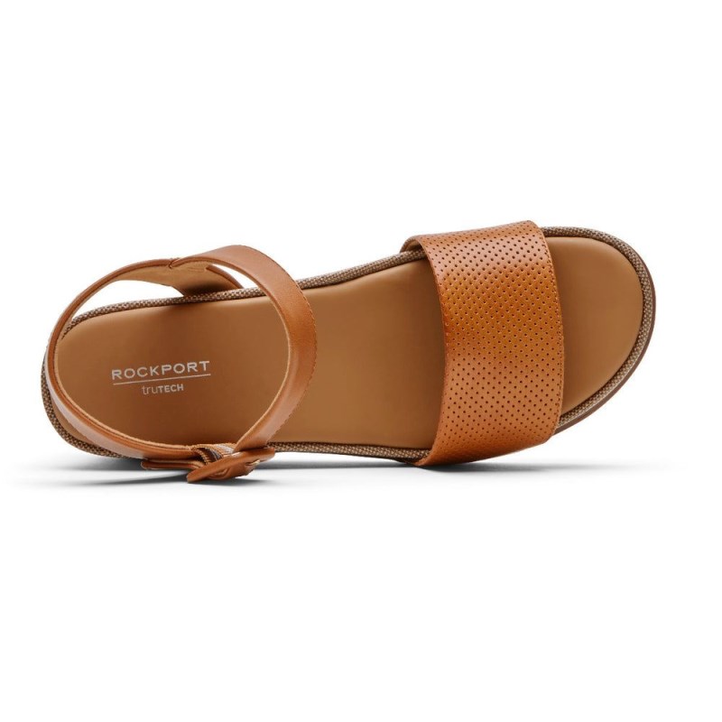 Rockport Delanie Women Sandals Brown Singapore | DE5-87538