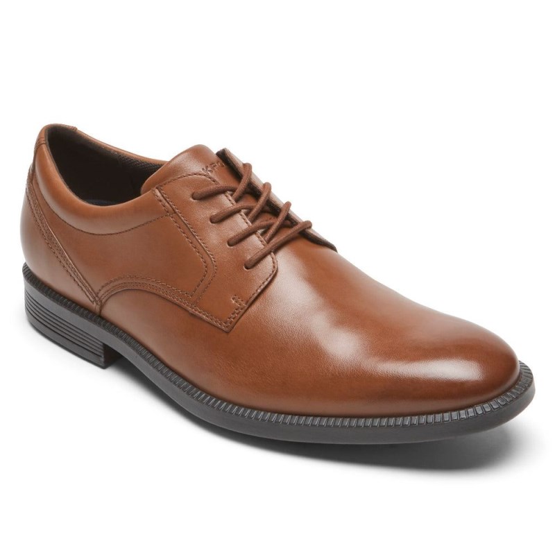 Rockport DresSports Office Plain Toe Men Oxford Shoes Brown Singapore | AP7-48334