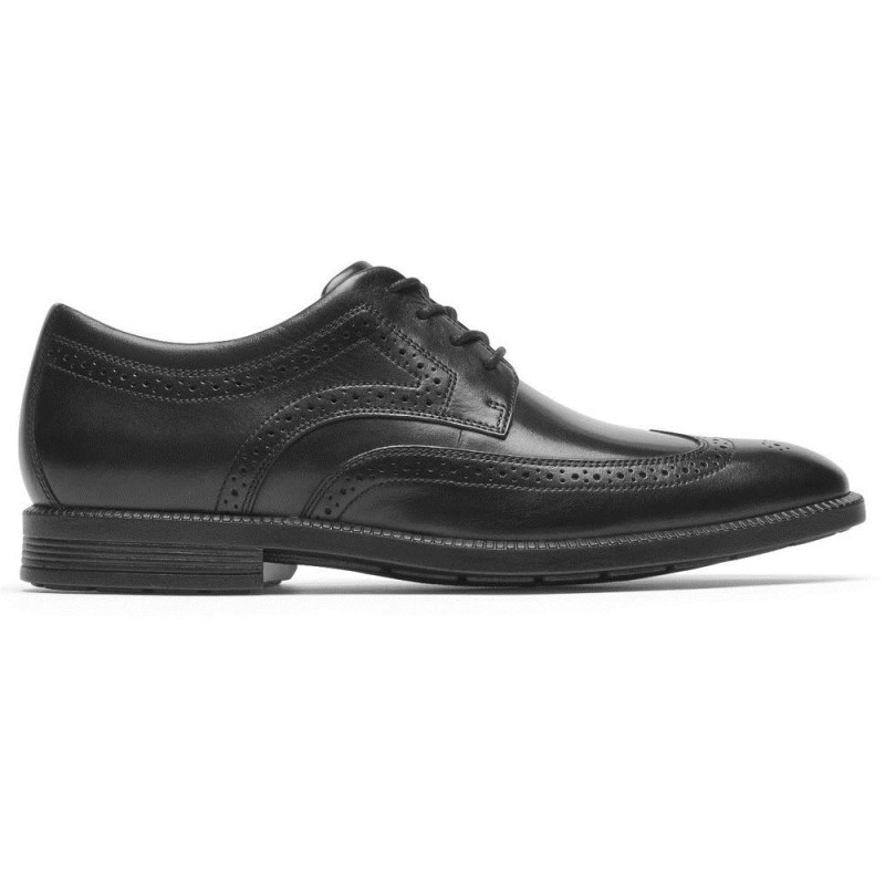 Rockport DresSports Plus Wingtip Men Oxford Shoes Black Singapore | FG0-79897