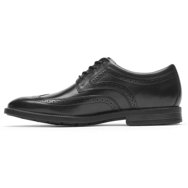 Rockport DresSports Plus Wingtip Men Oxford Shoes Black Singapore | FG0-79897