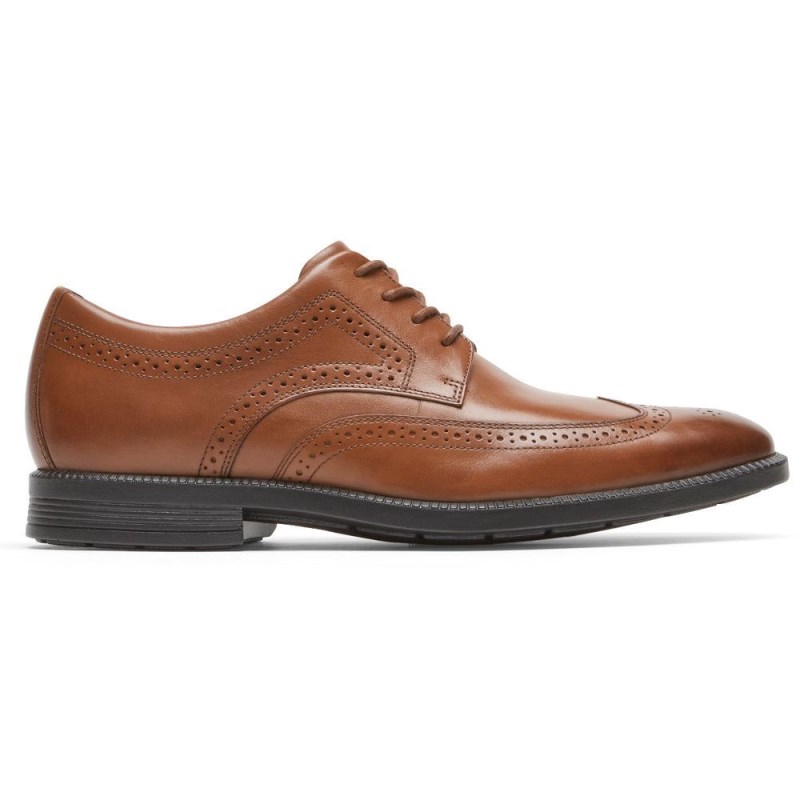 Rockport DresSports Plus Wingtip Men Oxford Shoes Brown Singapore | BK1-35963