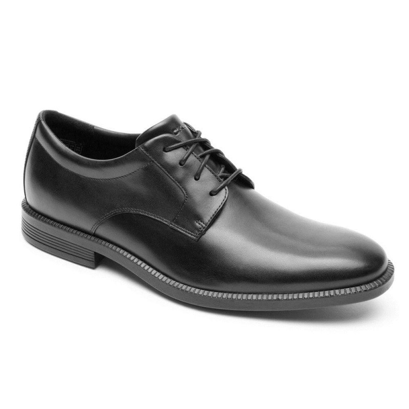 Rockport DresSports Premium Waterproof Men Oxford Shoes Black Singapore | IS9-50565