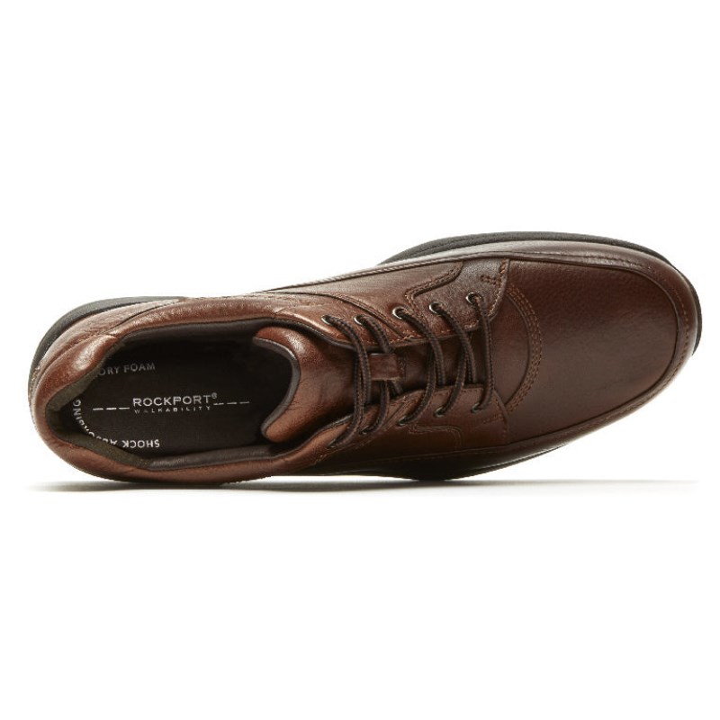 Rockport Edge Hill 2 Lace-to-Toe Men Dress Shoes Brown Singapore | SD9-07530