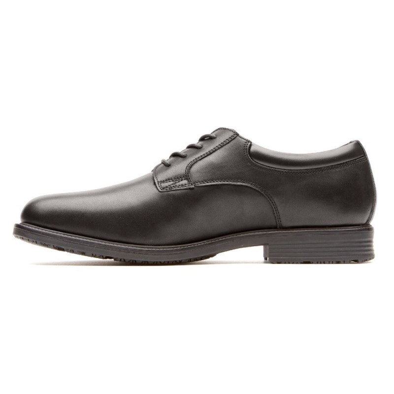 Rockport Essential Details Waterproof Plain Toe Men Oxford Shoes Black Singapore | ZO7-96949