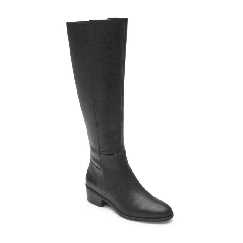 Rockport Evalyn Wide Calf Women Tall Boots Black Singapore | PY2-63176