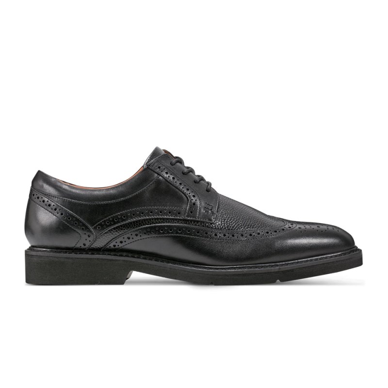 Rockport Fallo Dress Lace-up Almond Toe Men Oxford Shoes Black Singapore | KS2-70087