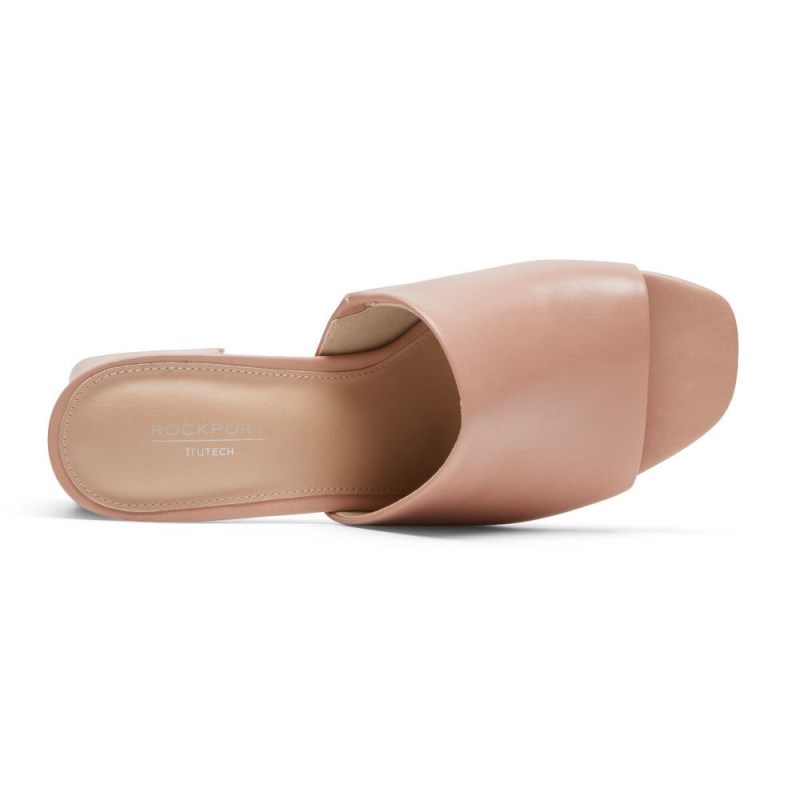 Rockport Farrah Heel Women Slides Pink Singapore | NF0-38293