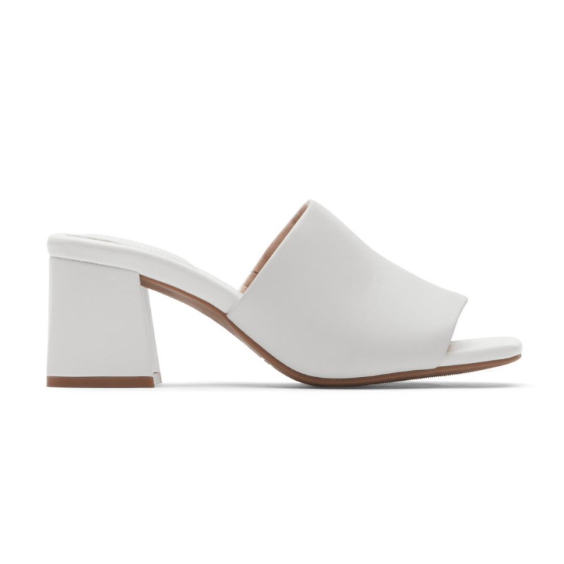 Rockport Farrah Women Slides White Singapore | MK1-50305