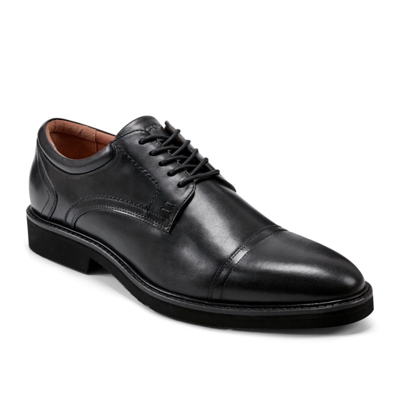 Rockport Findlay Dress Lace-up Almond Toe Men Oxford Shoes Black Singapore | IL4-16031