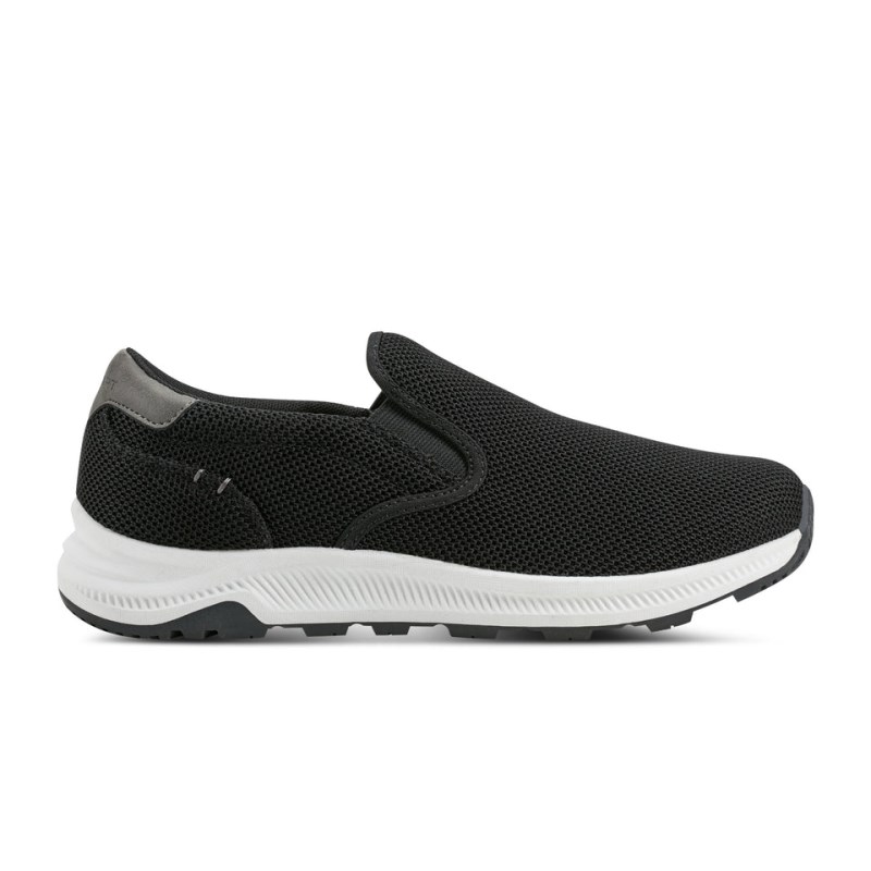 Rockport Fulton Slip-On Men Sneakers Black Singapore | BK5-32903