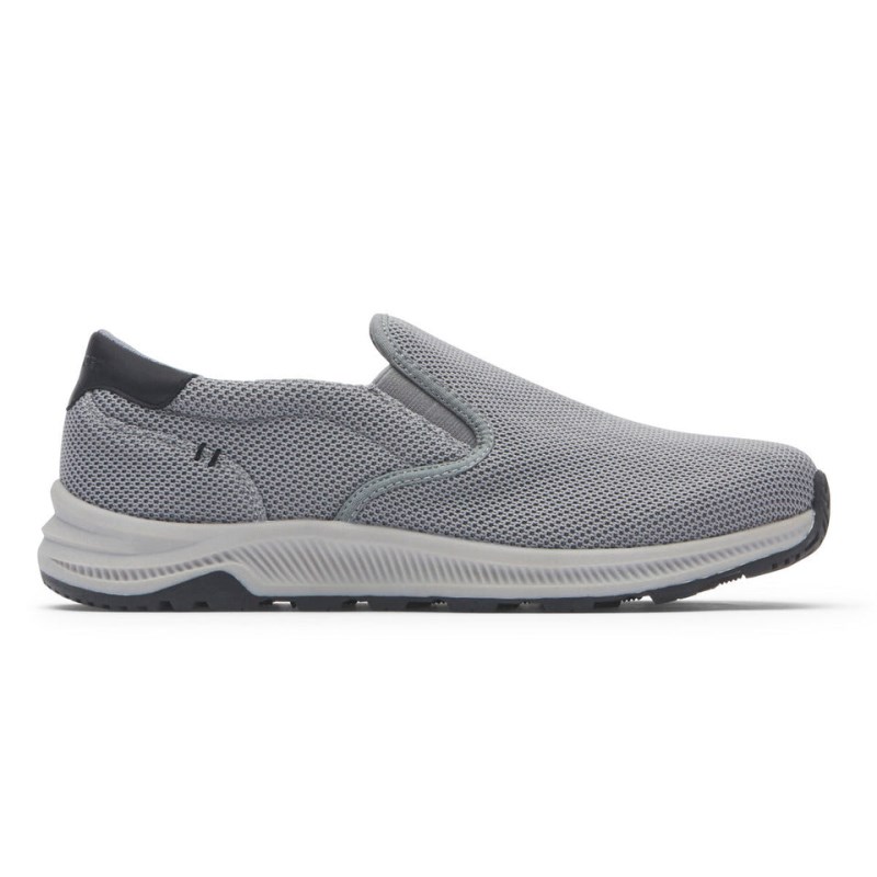 Rockport Fulton Slip-On Men Sneakers Grey Singapore | PJ1-66186