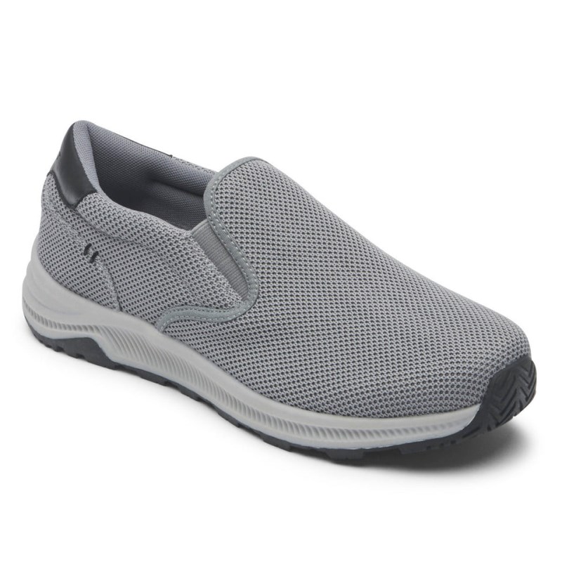 Rockport Fulton Slip-On Men Sneakers Grey Singapore | PJ1-66186