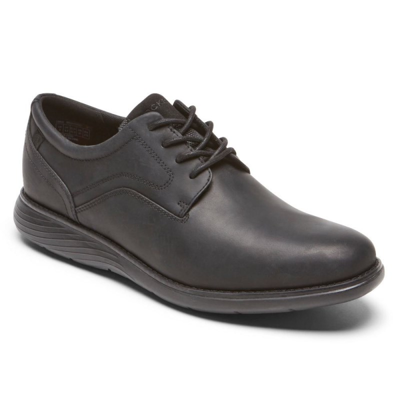 Rockport Garett Plain Toe Men Oxford Shoes Black Singapore | YU9-32543