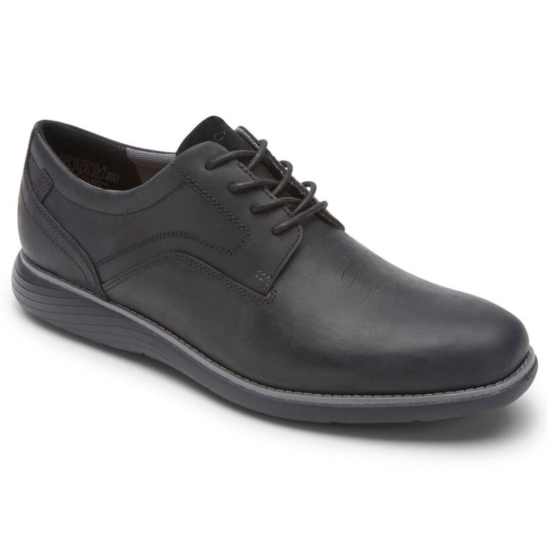 Rockport Garett Plain Toe Men Oxford Shoes Black Singapore | NY9-06780