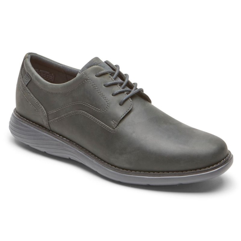 Rockport Garett Plain Toe Men Oxford Shoes Dark Grey Singapore | CM9-73027