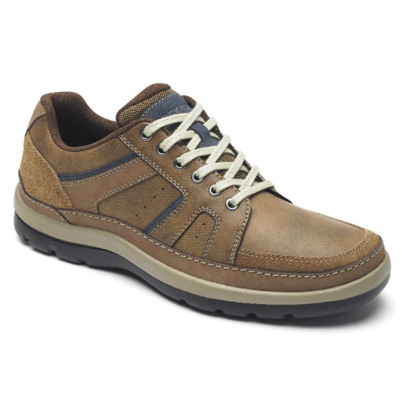 Rockport Get Your Kicks Mudguard Blucher Men Casual Shoes Brown Singapore | EN2-19111