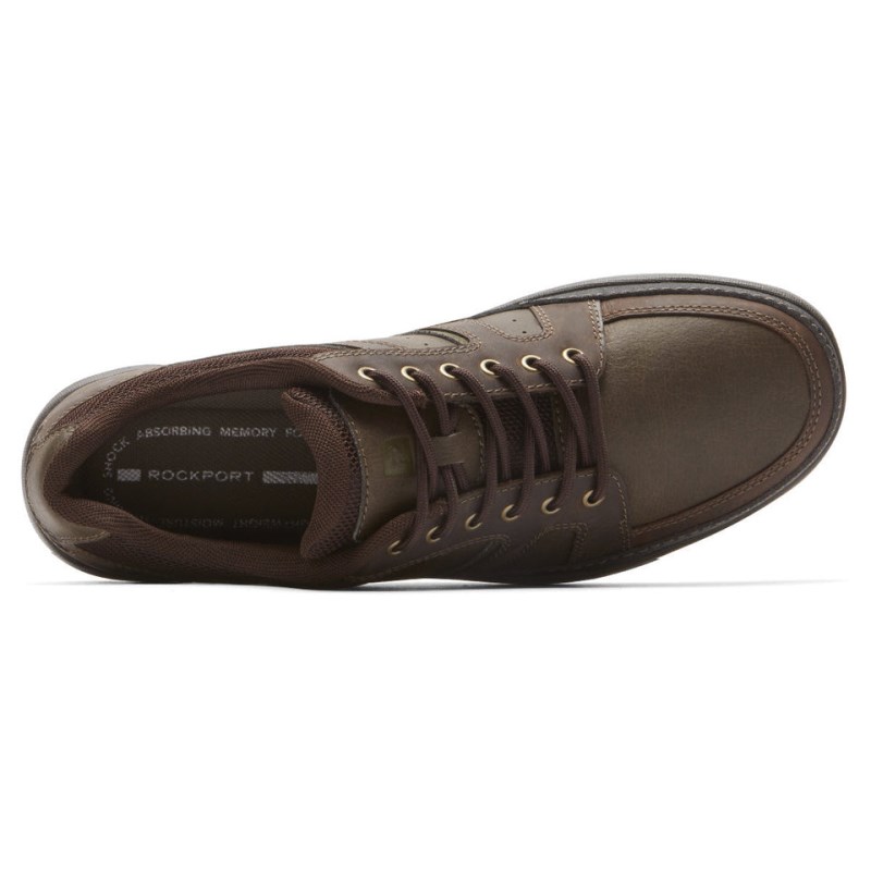 Rockport Get Your Kicks Mudguard Blucher Men Casual Shoes Dark Brown Singapore | YQ5-50015