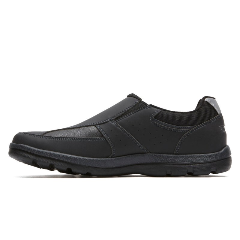 Rockport Get Your Kicks Slip-On Men Casual Shoes Black Singapore | GU9-51125