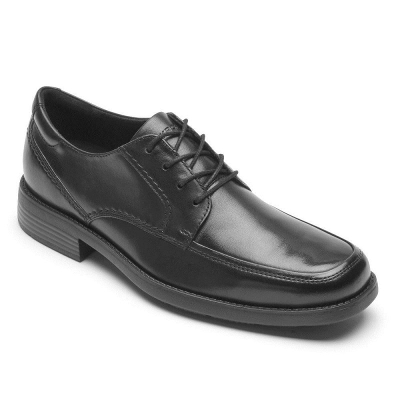 Rockport Greyson Apron Toe Men Oxford Shoes Black Singapore | AS0-58885