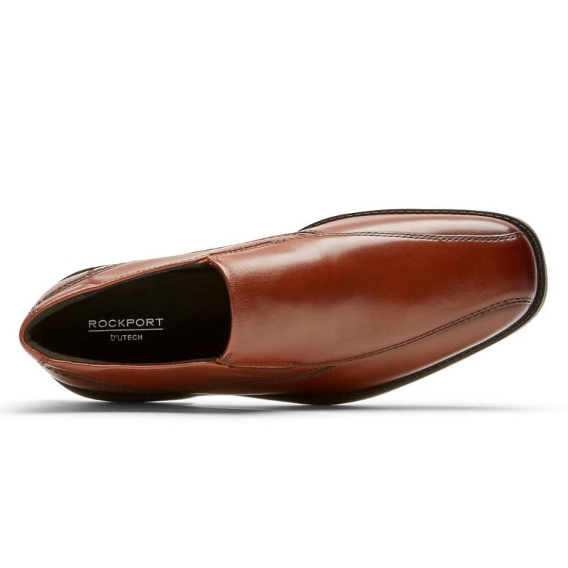 Rockport Greyson Bike Toe Slip-On Men Loafers Brown Singapore | NH3-71377