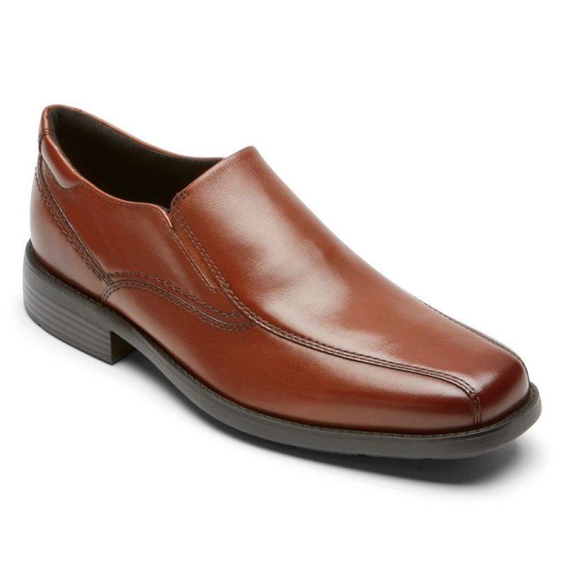 Rockport Greyson Bike Toe Slip-On Men Loafers Brown Singapore | NH3-71377