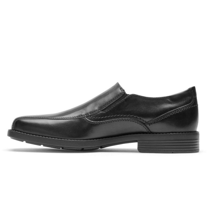 Rockport Greyson Bike Toe Slip-On Men Loafers Black Singapore | IF7-74727