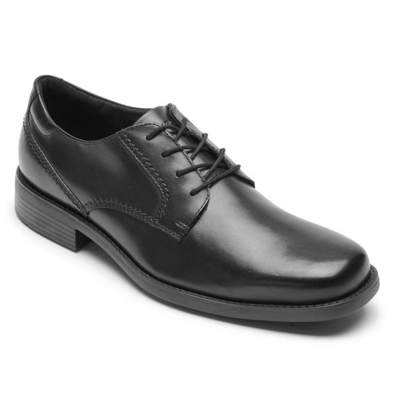 Rockport Greyson Plain Toe Men Oxford Shoes Black Singapore | AU6-77587