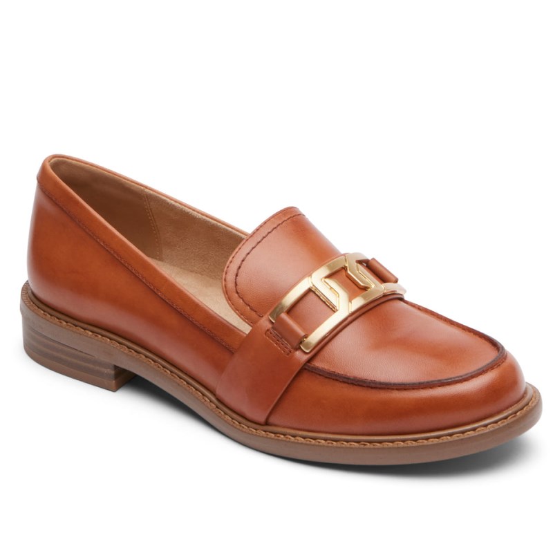 Rockport Harleen Women Loafers Brown Singapore | CD0-89498