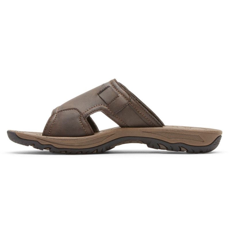 Rockport Hayes Men Slides Brown Singapore | AW9-20622