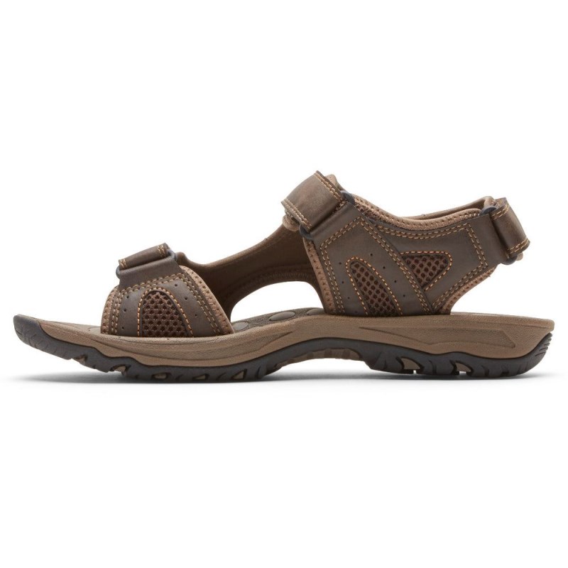 Rockport Hayes Quarter-Strap Men Sandals Brown Singapore | WG4-48904