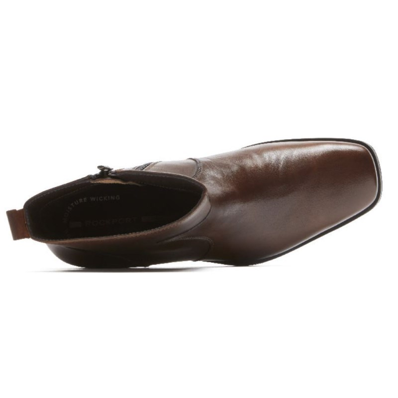 Rockport High Trend Toloni Men Booties Brown Singapore | PE8-37173