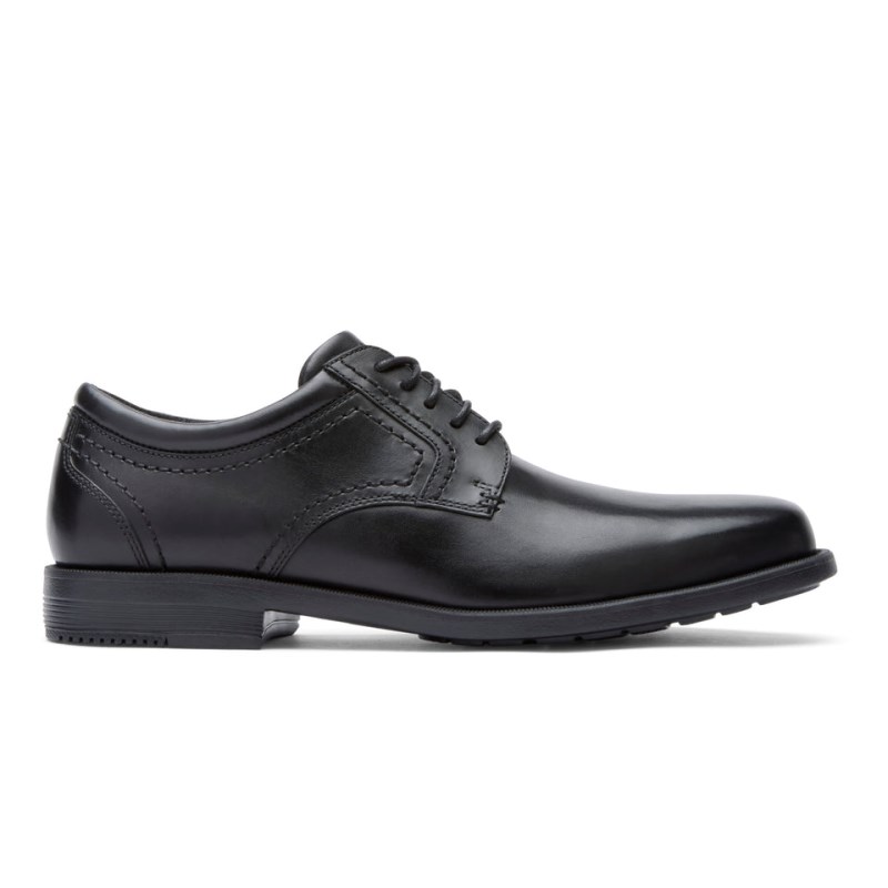 Rockport Isaac Plain Toe Men Dress Shoes Black Singapore | CP5-25802