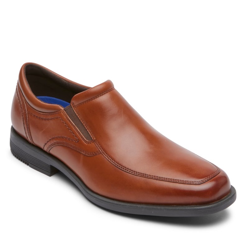 Rockport Isaac Slip-On Men Dress Shoes Brown Singapore | PE0-43664