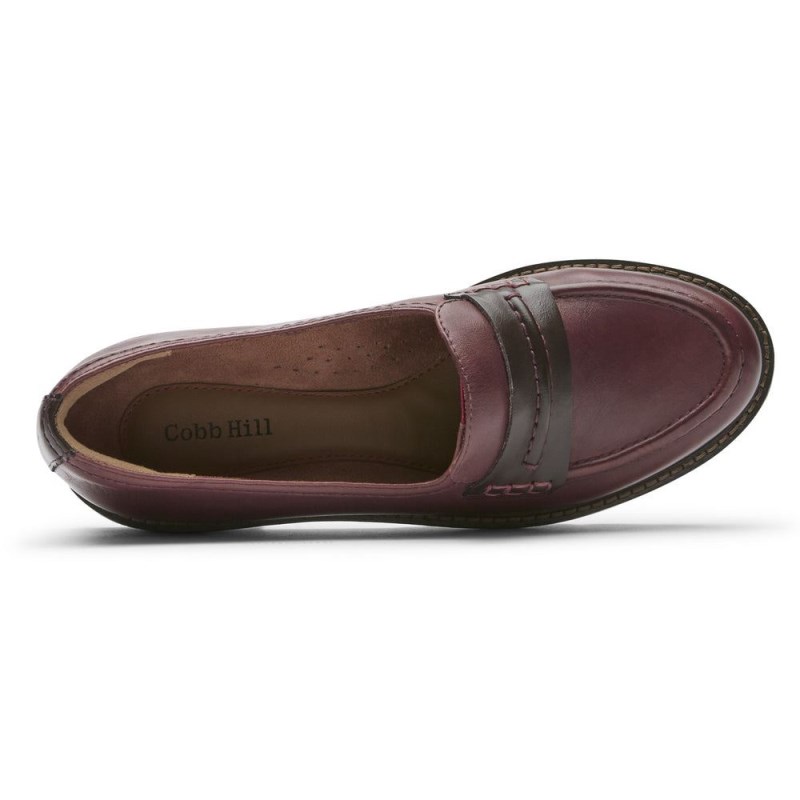 Rockport Janney Women Loafers Red Singapore | EN1-78177