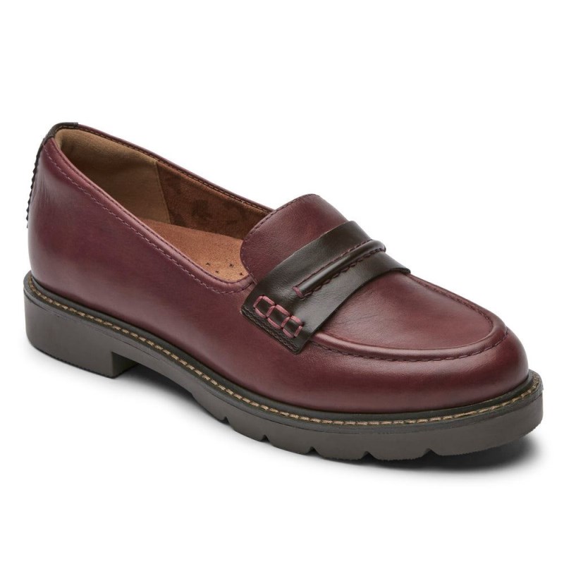 Rockport Janney Women Loafers Red Singapore | EN1-78177