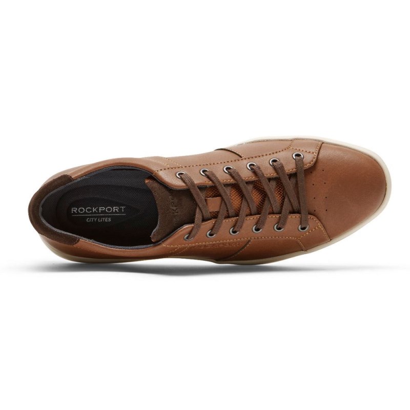 Rockport Jarvis Lace-to-Toe Men Sneakers Brown Singapore | JF2-77847