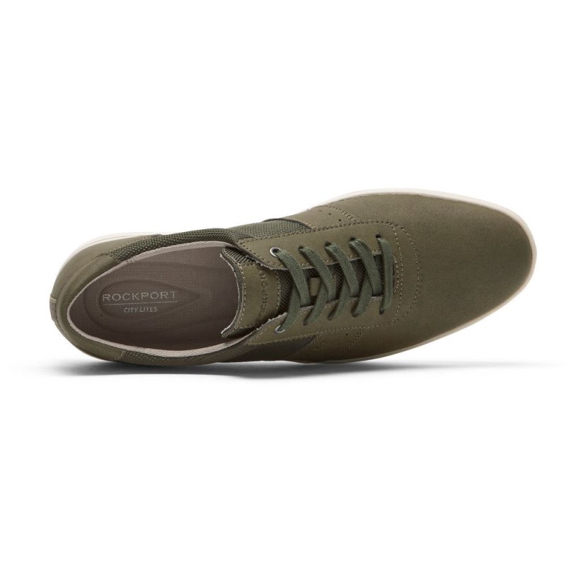 Rockport Jarvis Men Sneakers Olive Singapore | DH7-47274