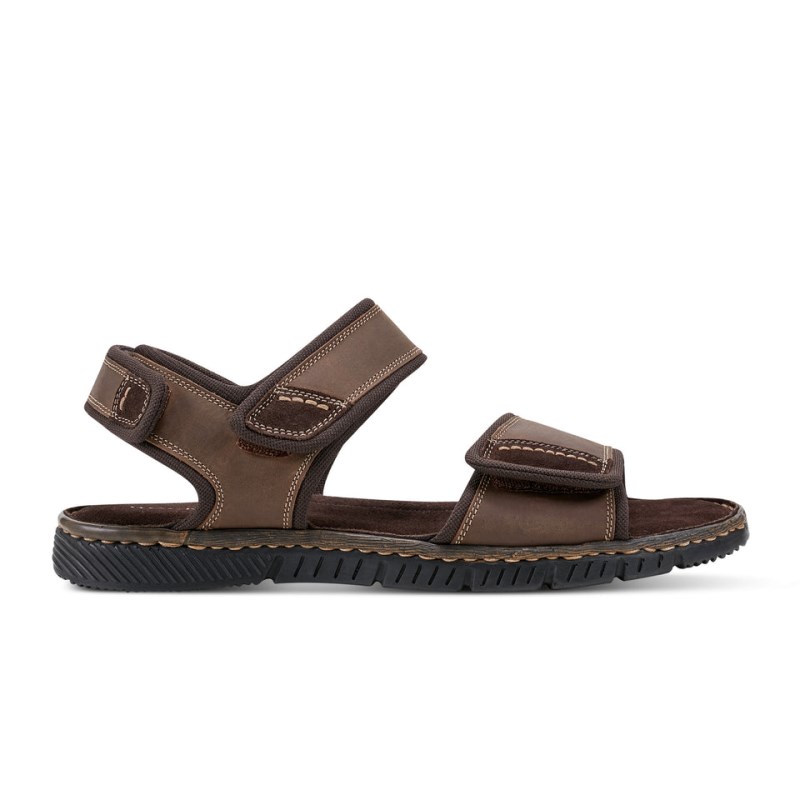 Rockport Jasper Quarter Strap Men Sandals Dark Brown Singapore | ZO5-09420