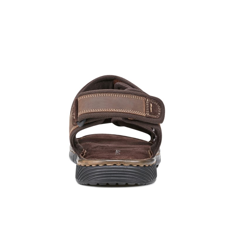 Rockport Jasper Quarter Strap Men Sandals Dark Brown Singapore | ZO5-09420