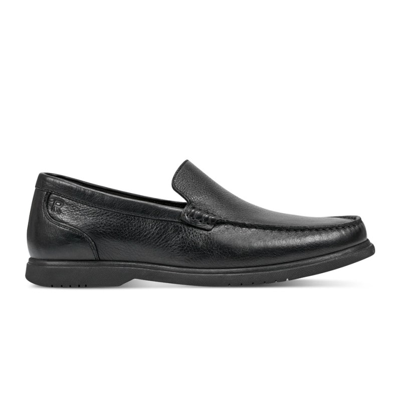 Rockport Jensen Casual Slip-on Almond Toe Men Loafers Black Singapore | AP0-03970