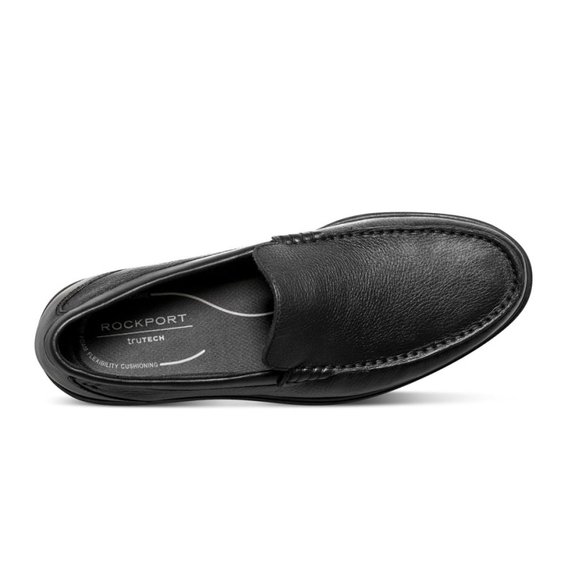 Rockport Jensen Casual Slip-on Almond Toe Men Loafers Black Singapore | AP0-03970