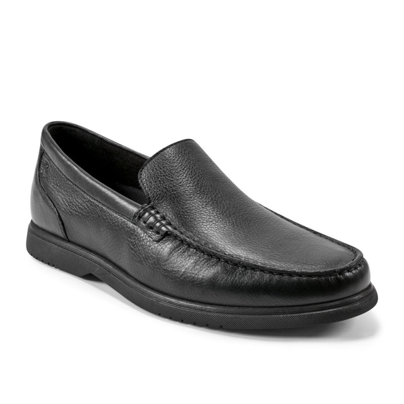 Rockport Jensen Casual Slip-on Almond Toe Men Loafers Black Singapore | AP0-03970